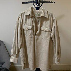 Eddie Bauer Corduroy Quarter Zip